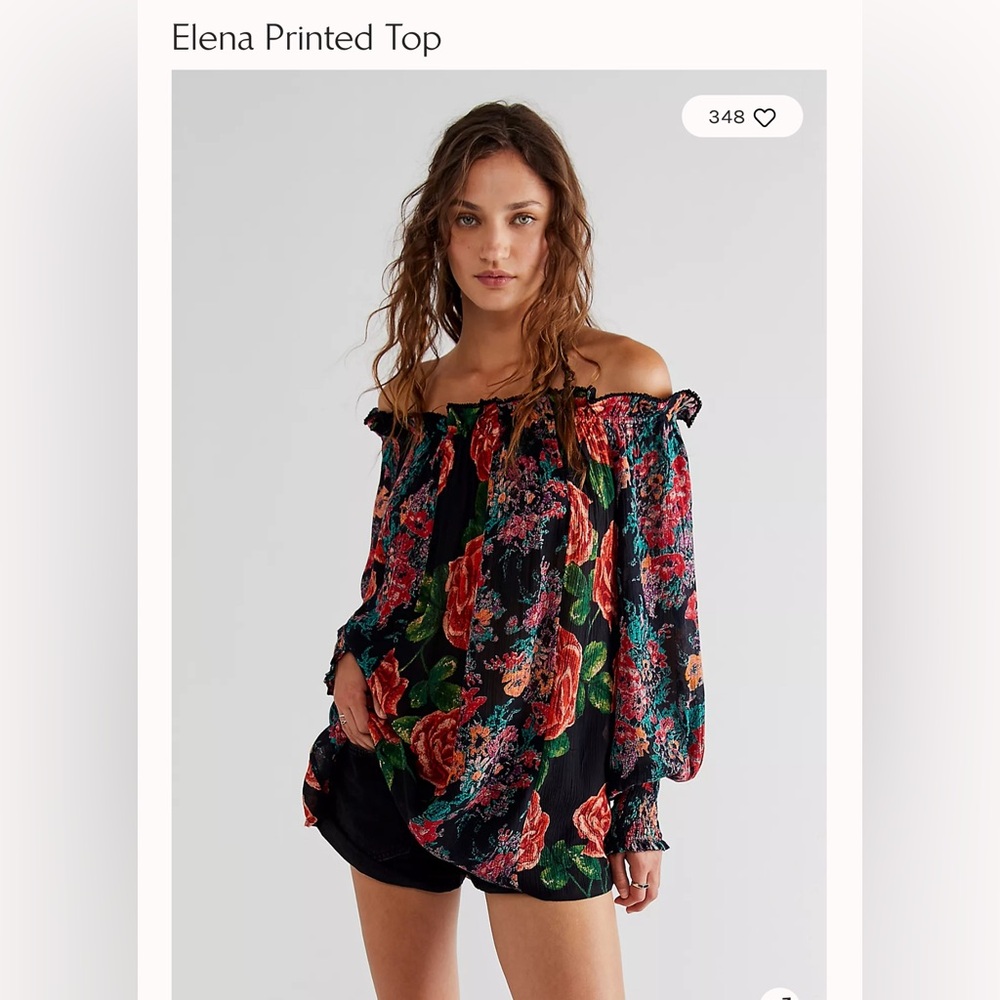 New Free People Elena Top